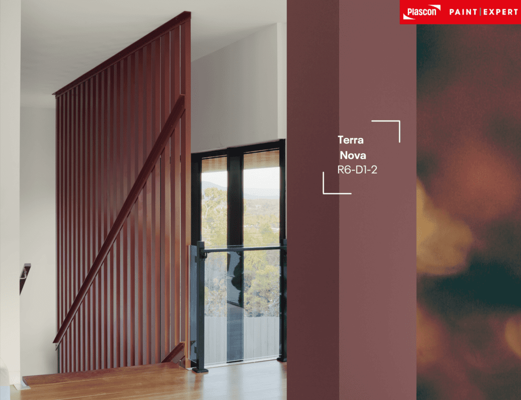 Plascon Terra Nova painted on interior wall