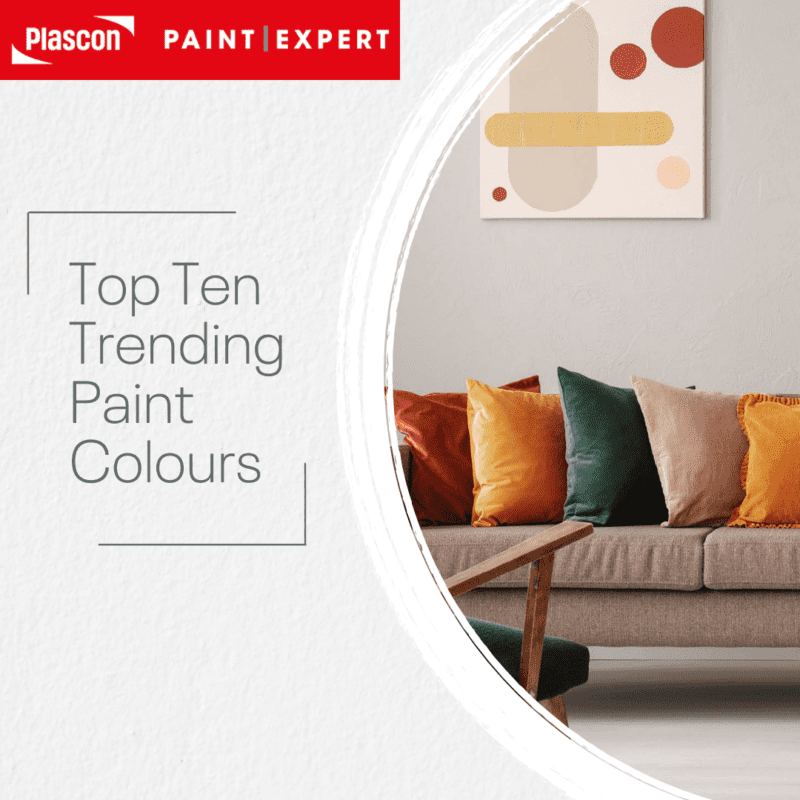Top ten trending paint colours by plascon paint expert