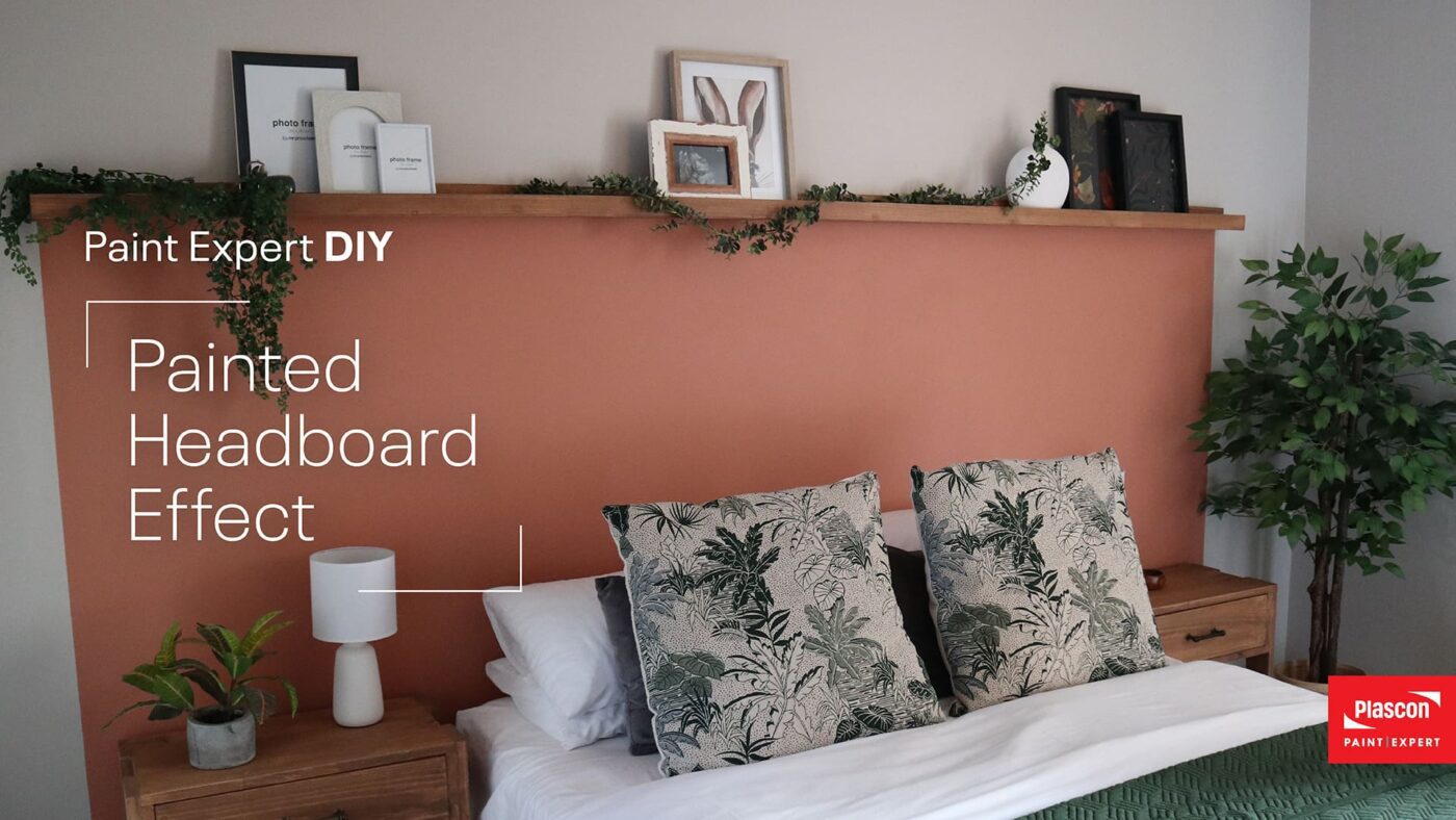 DIY Painted Faux Headboard Effect with Paint Expert DIY and DIY with Elle