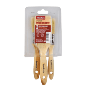 Hamilton's Woodcoate 3PC Brush Set (25/38/50mm)