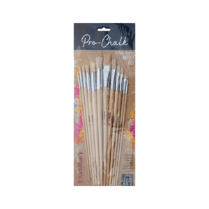 Pro-Chalk 12Piece Artist Brush Set Asst.