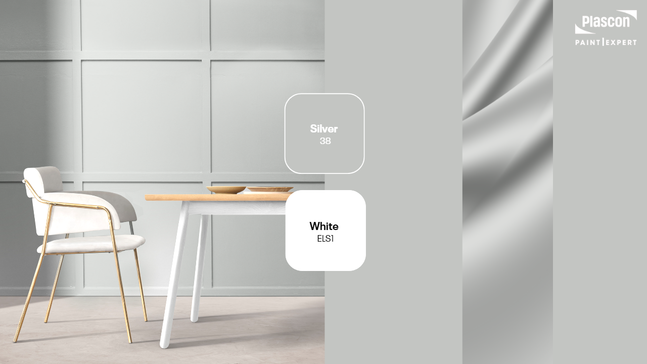 Silver | White