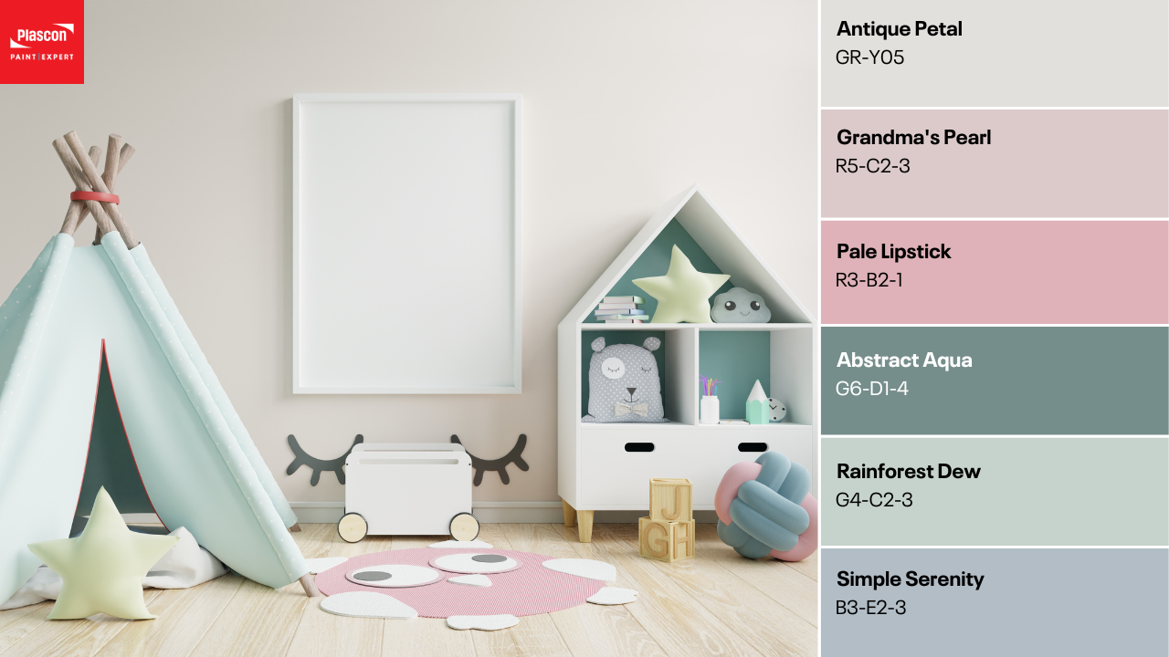 Antique Petal | Grandma's Pearl | Pale Lipstick | Abstract Aqua | Rainforest Dew | Simple Serenity