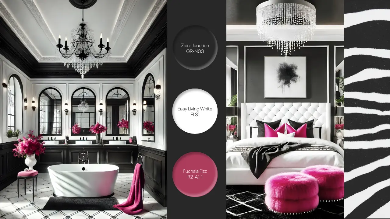 Easy Living White | Fuchsia Fizz | Zaire Junction