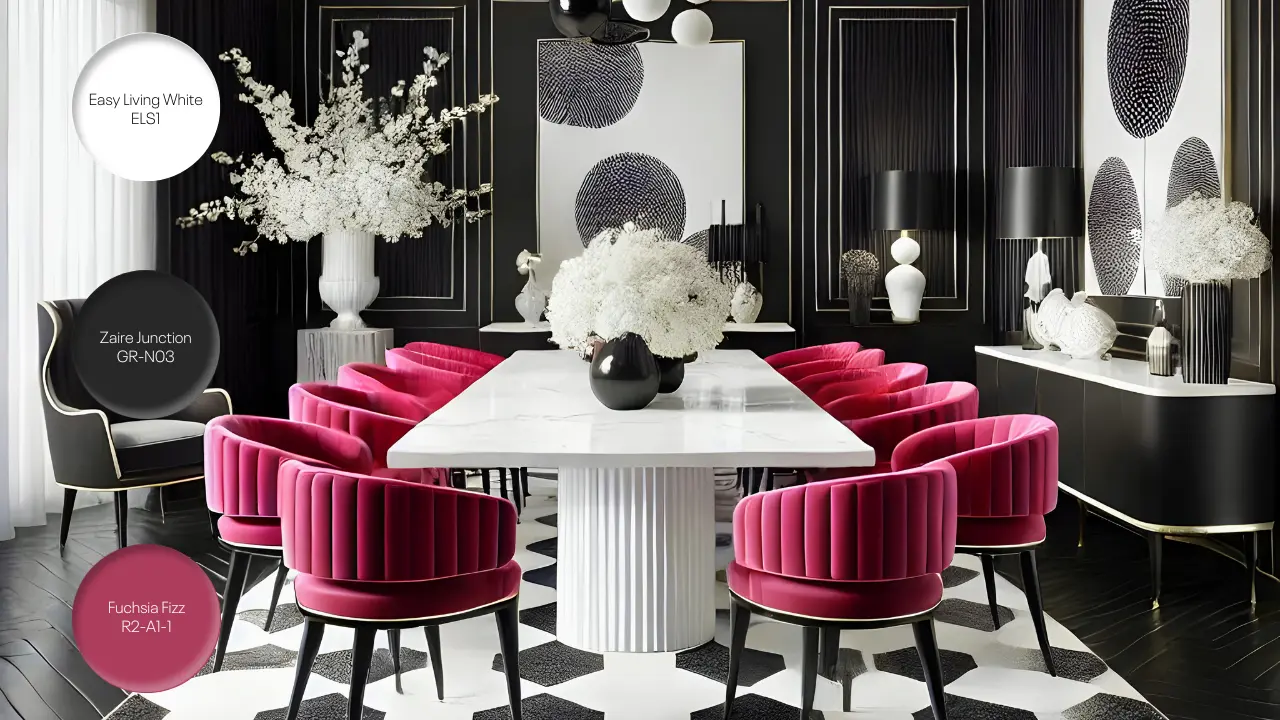 Easy Living White | Fuchsia Fizz | Zaire Junction