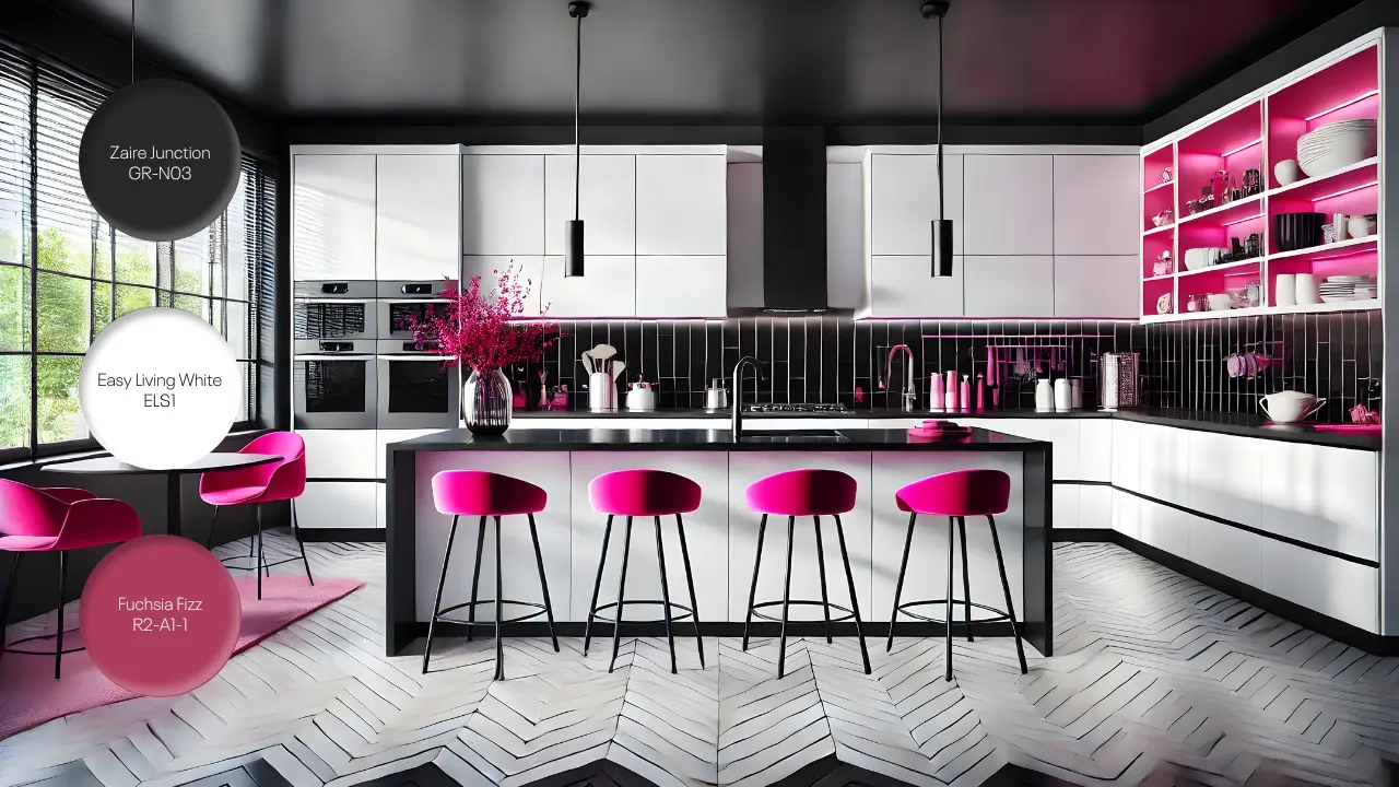 Easy Living White | Fuchsia Fizz | Zaire Junction