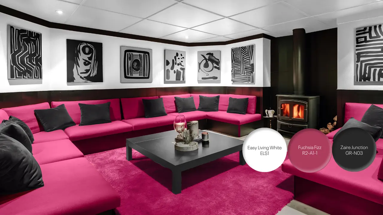 Easy Living White | Fuchsia Fizz | Zaire Junction