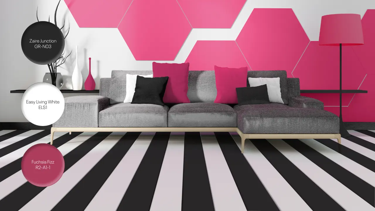Easy Living White | Fuchsia Fizz | Zaire Junction