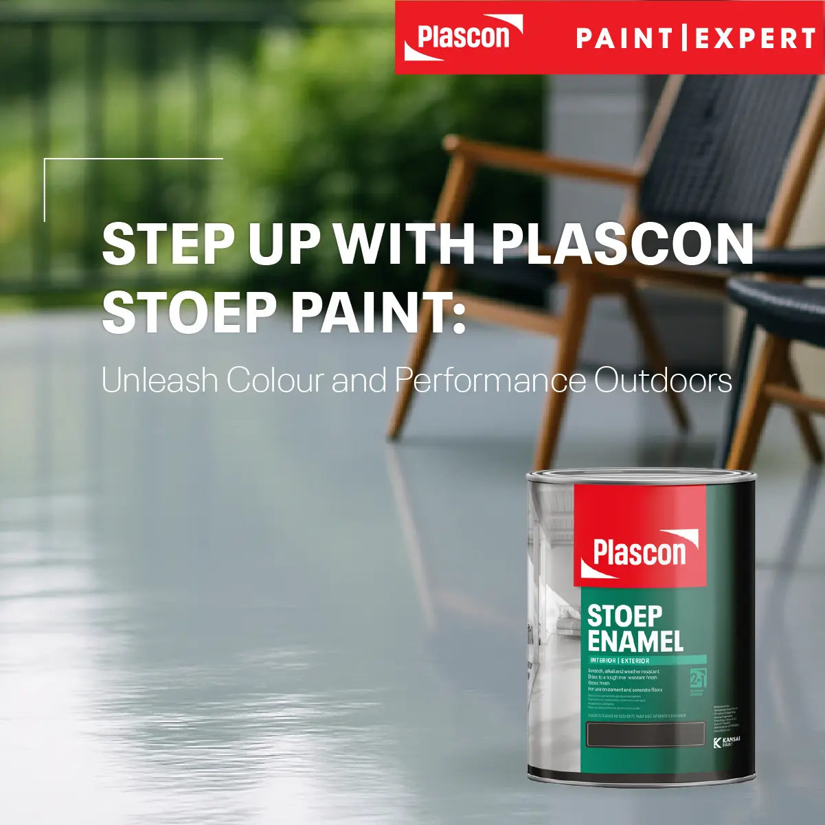 Step Up with Plascon Stoep Paint