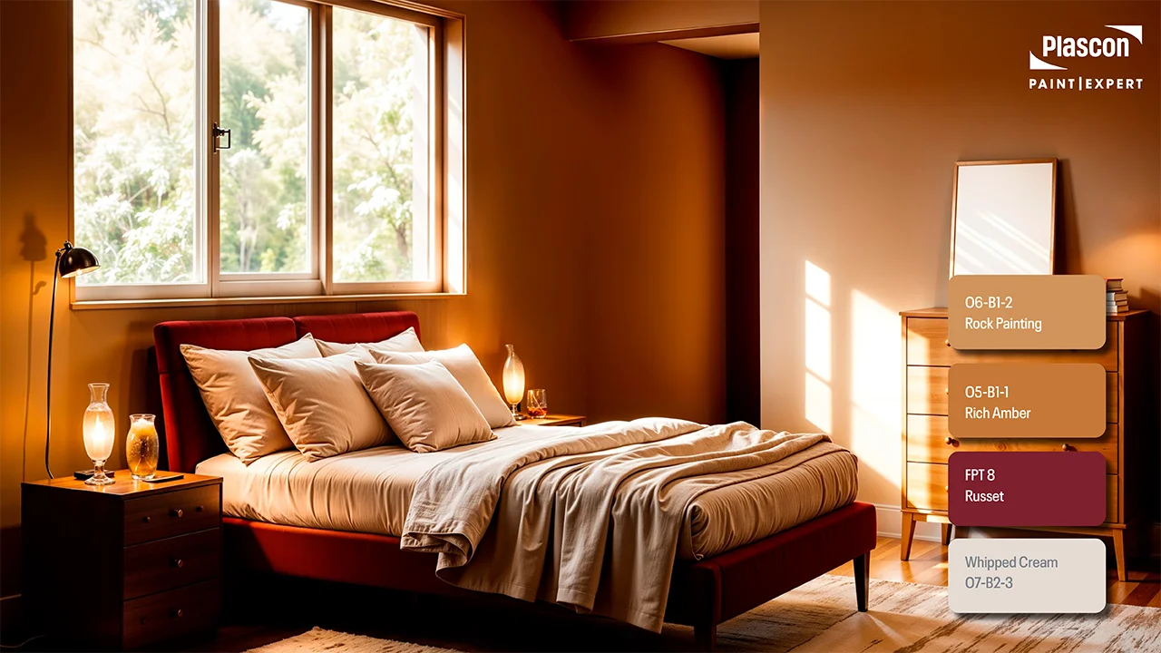 Rock Painting | Rich Amber | Russet | Whipped Cream