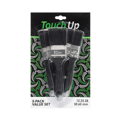 Touch Up 5 Piece Value Brush Set (12/25/38/50/65MM)