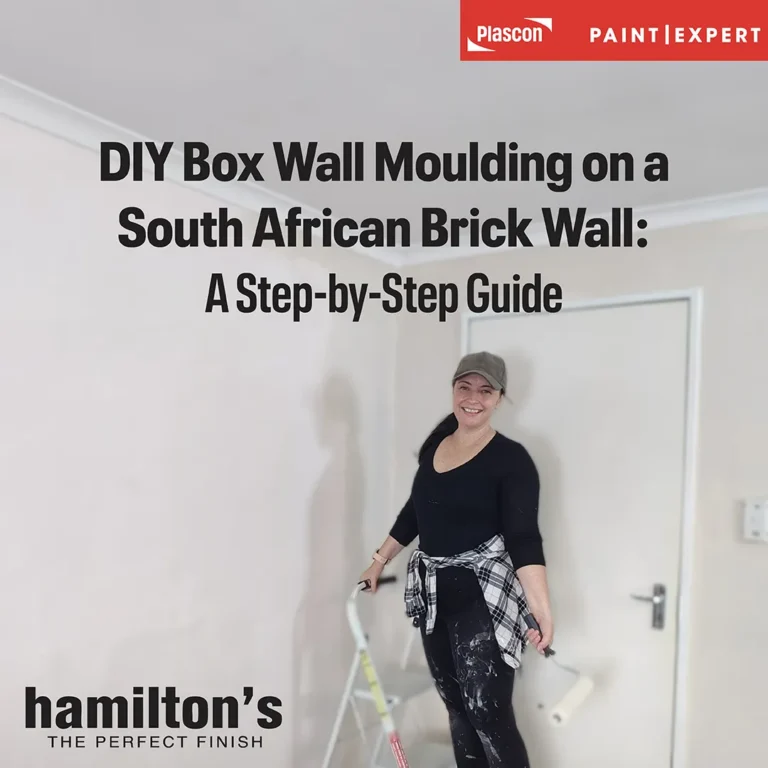 DIY Box Wall Moulding on a South African Brick Wall: A Step-by-Step Guide